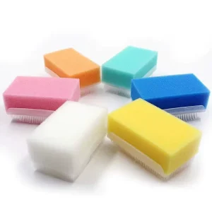 Soft Sponge Scrubber Brush for Baby Newborn Bath Body Use Sponge Plastic Material