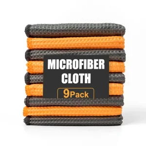 Soft Super Water Absorbent Lint-Free Microfiber Household Kitchen Cleaning Cloth Pineapple Waffle Towel