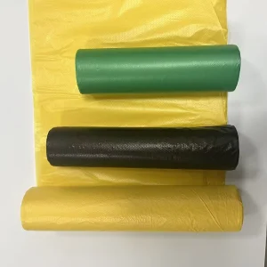 Soft Touch Mesh Trash Garbage Bags PE Material Gravure Printed Disposable Low Noise for Quiet Environments Like Libraries