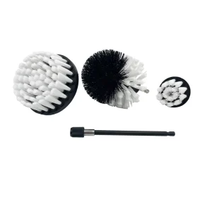 Soft White Cleaning Brush Set for Drill All Purpose Drill Cleaning Brush with Extend Attachment Scrub Brush for Drill
