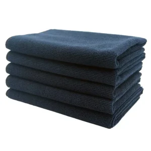 Softer and More Absorbent Black Microfiber Cleaning Cloths Car Wash Cloth