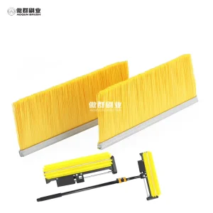 Solar Panel Cleaning Equipment Long Telescopic Rod Manual Solar Cleaning Brushes