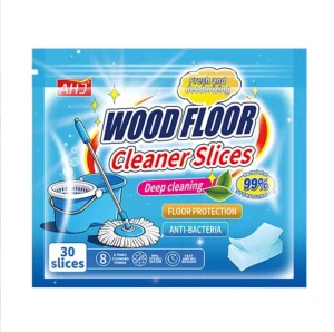 Solid Disposable Household Floor Cleaning Sheet Polymers Acids 50%-80% Active Ingredients Effective Decontamination
