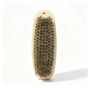 Solid Wood Handle Plastic Bristle Shoe Polishing Brush Multi use Laundry Cleaning Scrub Brush
