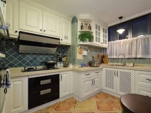 Solid Wood Modern Kitchen Cabinets with Sink, Manufacturer