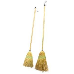Sorghum Brooms High Quality and Low Price Outdoor Garden Long Handle Sorghum Broom
