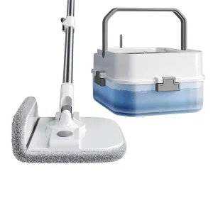 Source factory OEM Clean and dirty separation Folding Rotating Detachable Mop Bucket Flat head Lazy style ODM Private label