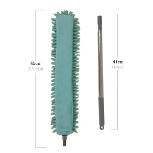 Space Saver Telescopic Rod Foldable Microfiber Fan Cleaning Duster