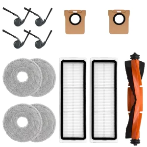 Spare Parts for Xiaomi Mijia 5 5C OV42CN Robot Vacuum Cleaner Roller Main Side Brush Dust Bag HEPA Filter Mop Accessory Kit