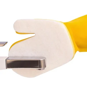 Sponge White Scouring Pad Cleaning Latex Gloves NO. Three Household Rubber Gloves Multifunctional Cleaning