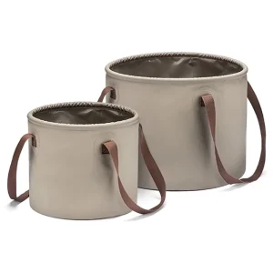 Sports Outdoor Waterproof Folding Portable PVC Bucket for Fishing Camping Picnic Foot Soaking Car Washing