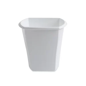 Square Indoor Open Top Plastic Small Dust Waste Paper Bins Without Lid Storage Bucket 12L