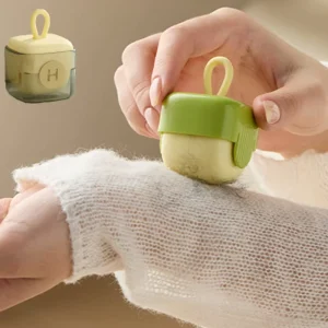 Square Mini Lint Roller Silicone Handle Reusable Washable Pet Hair Remover Transparent Dust Cover Custom Logo packaging