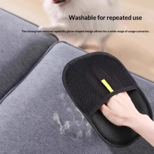 Square Pet Electrostatic Hair Removal Glove Cat & Dog Hair Cleaner Household Lint Remover & Dog Hair Scraper