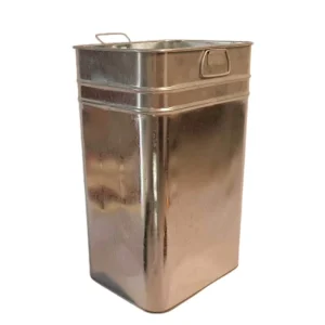Square Round Galvanized Stainless Steel Inner Liners for Outdoor Litter Bins