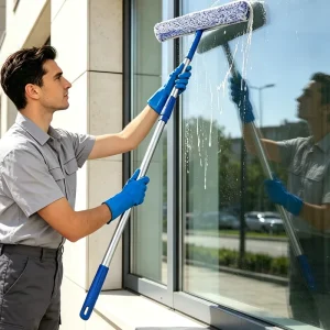 Squeegee Window Cleaning 14 Inch Professional Plastic Thick Sleeve Household Cleaning Tool
