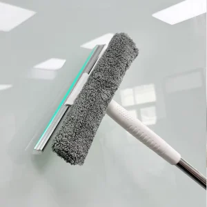 Squeegee Window Tool 2 in 1 Rotatable Extension Pole Telescopic Home Use Window Washing Squeegee
