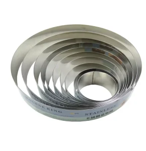 Stainless Steel Bottomless Cake Ring Mold 3-14 Inch for Cheesecake and Mousse Baking