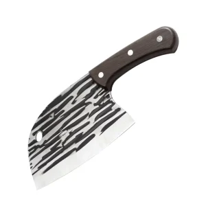 Stainless Steel Butcher Chef Knife with Wood Handle for Meat and Vegetables