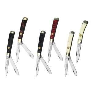 Stainless Steel Cleaver Knife with Wood Handle Fixed Blade Boning Utility Knife