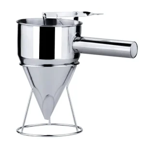 Stainless Steel Cone Shaped Funnel for Fish Balls & Chocolate Sauce Home Kitchen Utensil Lightweight Sustainable Design