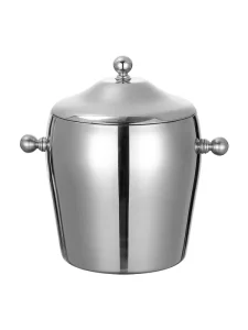 Stainless Steel Double Thickened Portable Multi-Capacity Ice Bucket for Wine for Beer KTV Bar Commercial Use