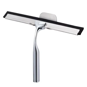 Stainless Steel Glass Wall Cleaner Squeegee with Adhesive Hook for Window Bathroom Mirror Shower Multi Purpose Squeegees