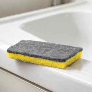 Stainless Steel Heavy Duty Sustainable Sponge Scrubber Steel Wool Non Scratch High Absorption UV Resistant Glass Scouring Pad