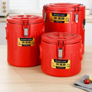 Stainless Steel Insulated Bucket Commercial Large Capacity with Tap Milk Tea Soup Ice Tea Barrel Hot Cold Retention