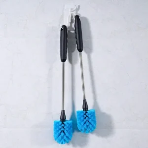 Stainless Steel Long Handle Scrubbing Brush Water Bottle Brush Cleaning Brush