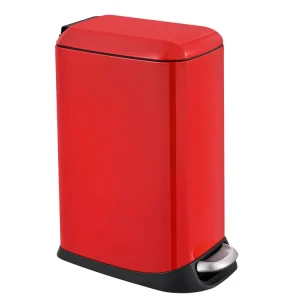 Stainless Steel Pedal Waste Bin Rectangular for Kitchen Bathroom Office Recycling and Storage