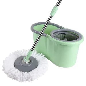 Stainless Steel Rod Mop 360 Microfiber Rotating Spin Floor Cleaning Mop And Bucket Set For Floor Cleaning