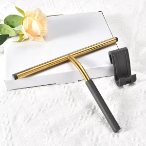 Stainless Steel Silicone Rubber Car Window Squeegee for Bathroom and Shower Cleaning
