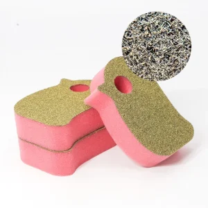 Stainless Steel Sponge Scrubber Lightweight Bird Shape Non Scratch for Glass & Porcelain Cleaning Dish Pot Scouring Pad