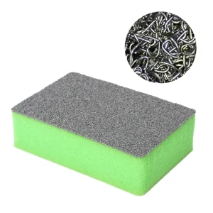 Stainless Steel Sponge Scrubber Steel Wool Heavy Duty Non Scratch Sustainable Dish Glass Porcelain Cleaning Pot Scouring Pad