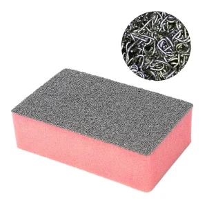 Stainless Steel Sponge Scrubber Steel Wool Heavy Duty Non Scratch Sustainable Glass Porcelain Cleaning Dish Pot Scouring Pad