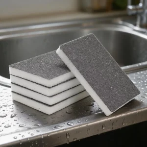 Stainless Steel Sponge Scrubber Steel Wool Non Scratch Glass Porcelain Cleaning Dish Scrubber Pot Scouring Pad High Water