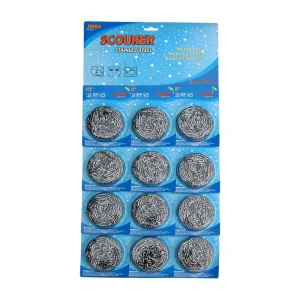 Stainless Steel Sponges & Scouring Pads for Kitchen Dish Cleaning