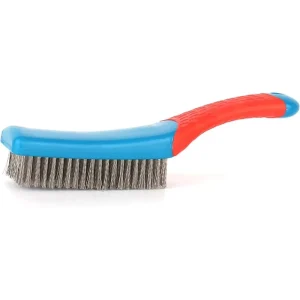 Stainless Steel Wire Brush With Plastic Handle for Car Roof and Fabric Cleaning