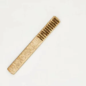 Stainless Steel Wire Brush with Wooden Long Handle for Polishing and Rust Removal
