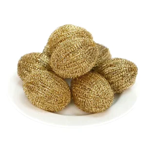 Stainless Steel Wool Ball Metal Wire Sponge Heavy Duty Kitchen Scouring Pad Dish Washing Cleaning Sponge for Pots Pans Stove
