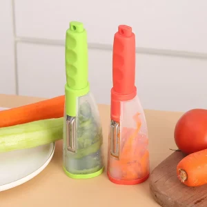 Stainless Steel and Plastic Melon and Vegetable Peeler