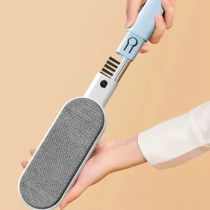 Static Fabric Manual 4 in 1 Lint Roller & Bed Brush for Clothes Furniture & Pet Hair Removal