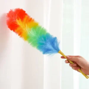 Static Free Feather Duster Removes Dust Without Residue Gentle Effective Cleaning for Every Room