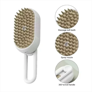 Steam Brush Steamy Brush 3 in 1 Electric Spray Hair Brushes USB Rechargeable Massage Comb for Hairs Cleaning Tools