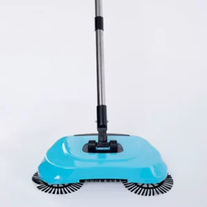 Steel Broomstick Plastic Household Magic Floor Sweeping Brush Broom with Dustpan for Home 120cm
