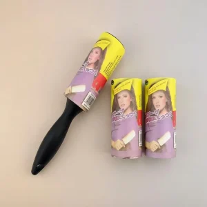 Sticky Hair Removal Brush Pet Lint Roller Cat Dog Fur Cleaner Replaceable Roller Dust Removal