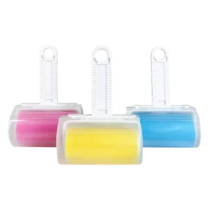Sticky Lint Roller with PP Handle Reusable Washable Brushes Pet Hair Removal Clothes Manual Cleaning Style