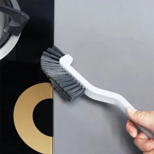Stiff Bristles Long Strip Corner Cleaning Brush Cup Window Groove Gap Cleaning Brush for Gap Pot Rust Cleaner