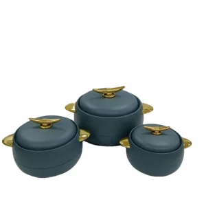Stocked 3pcs Set Insulated Container Keep Food Hot for Freshness Preservation 1L+2L+3.5L Insulated Casserole Food Warmer